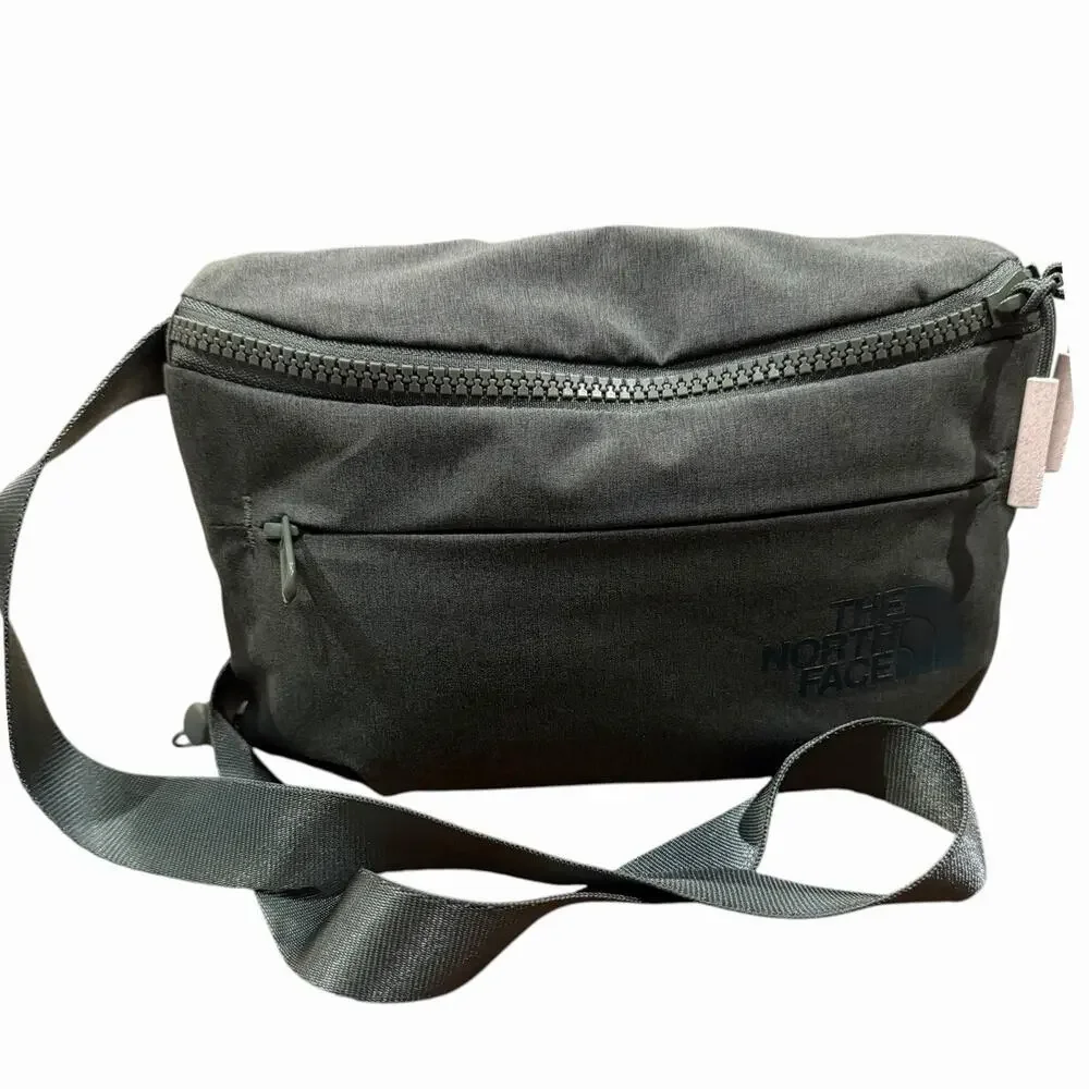 The North Face Nylon Never Stop Lumbar Pack Crossbody Belt Bag Duck Green
